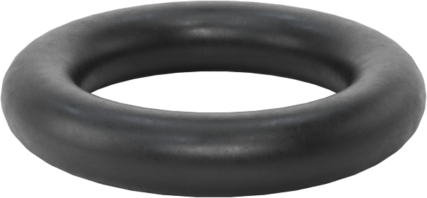 Ultra Kimyasala Dayanıklı DuPont Kalrez 4079 O-Ring, 1/8 Kesirli Genişlik, Dash Numarası 206