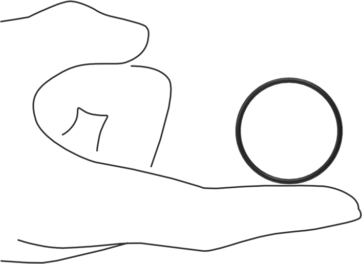 Ultra Kimyasala Dayanıklı DuPont Kalrez 4079 O-Ring, 1/16 Kesirli Genişlik, Dash Numarası 026