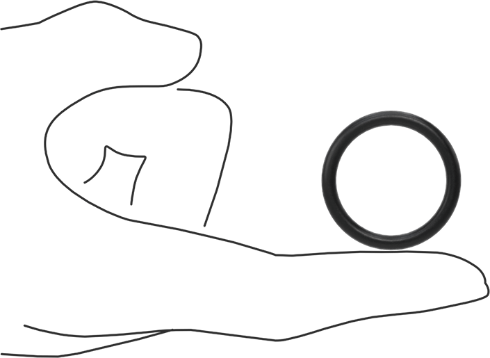 Ultra Kimyasala Dayanıklı DuPont Kalrez 4079 O-Ring, 1/8 Kesirli Genişlik, Dash Numarası 215