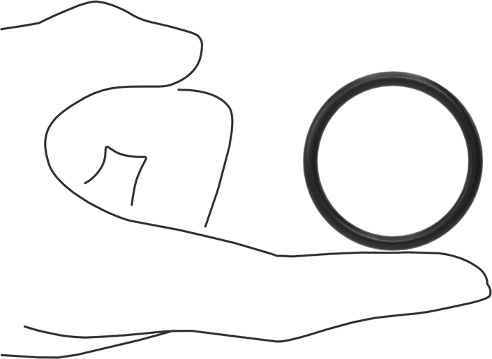 Ultra Kimyasala Dayanıklı DuPont Kalrez 4079 O-Ring, 1/8 Kesirli Genişlik, Dash Numarası 221