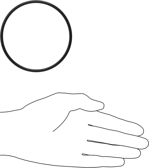 Ultra Kimyasala Dayanıklı DuPont Kalrez 4079 O-Ring, 1/8 Kesirli Genişlik, Dash Numarası 236