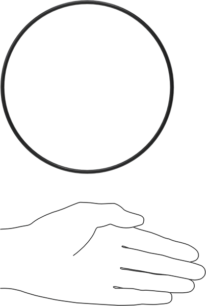 Ultra Kimyasala Dayanıklı DuPont Kalrez 4079 O-Ring, 1/8 Kesirli Genişlik, Dash Numarası 257