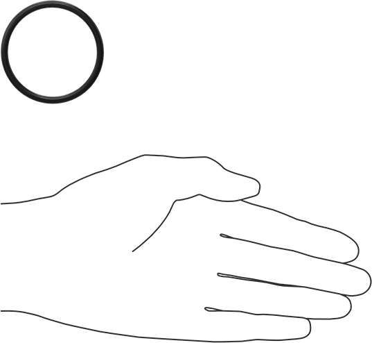 Ultra Kimyasala Dayanıklı DuPont Kalrez 4079 O-Ring, 1/8 Kesirli Genişlik, Dash Numarası 224