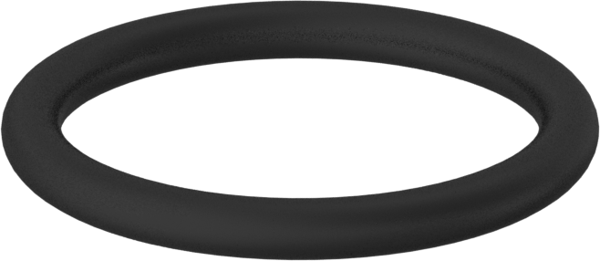 Kimyasala Dayanıklı Viton® Floroelastomer O-Rings, Düz Dişli Bağlantılar İçin, Hard, Dash No. 912